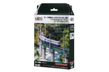 KATO-Lemke K20-823 - N - Blechträgerbrücke, gebogen, R 448 mm - grün